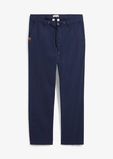 Chino kalhoty Relaxed Fit, z čisté bavlny, Straight, bonprix