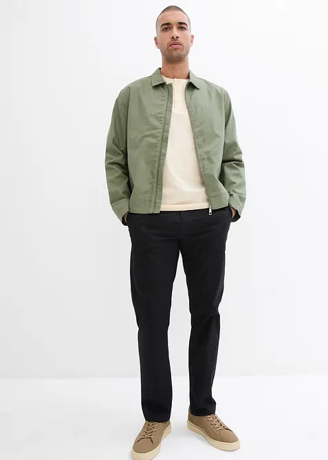 Henley tričko z čisté organické bavlny (3 ks v balení), bonprix