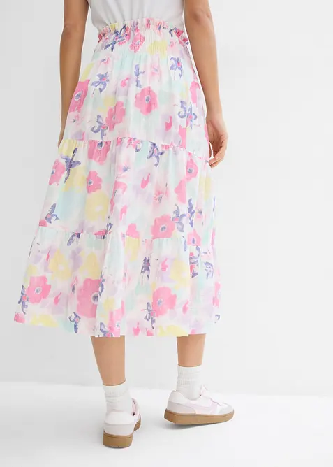 Vol&aacute;nov&aacute; sukně z mu&scaron;el&iacute;nu, bonprix