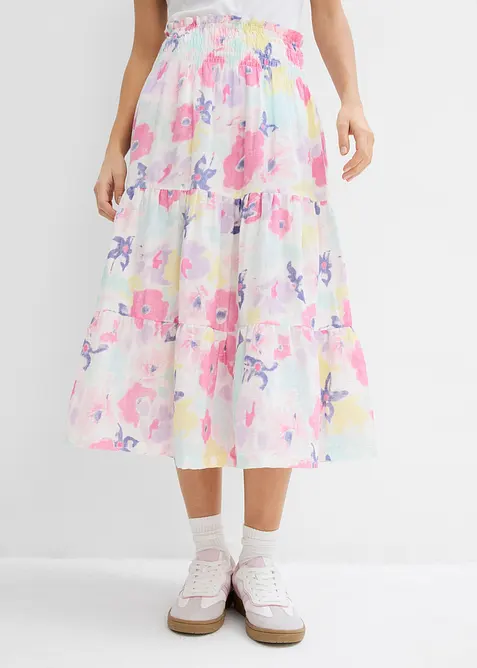 Vol&aacute;nov&aacute; sukně z mu&scaron;el&iacute;nu, bonprix