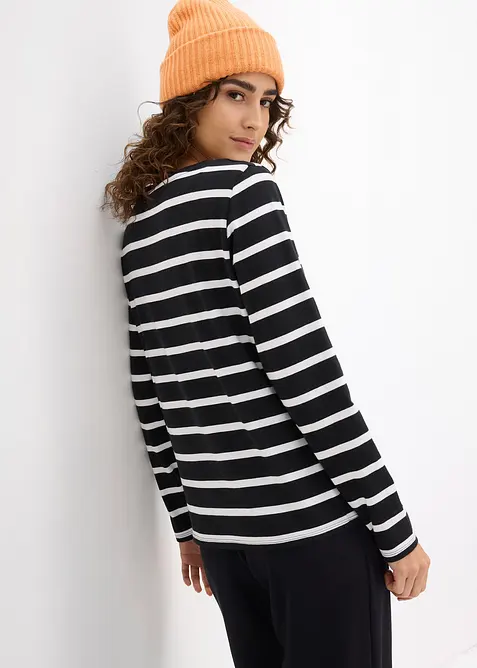 Henley triko z čist&eacute; organick&eacute; bavlny, bonprix