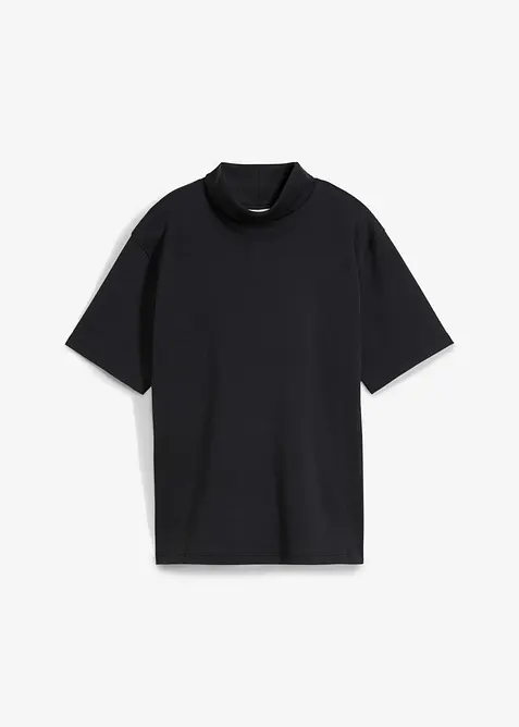 Tričko s rol&aacute;kem, z čist&eacute; organick&eacute; bavlny, bonprix