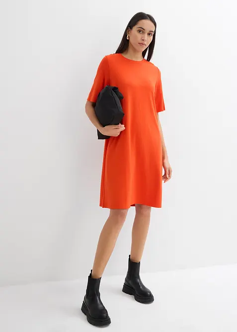 &Uacute;pletov&eacute; &scaron;aty s &aacute;čkovou lini&iacute;, ze směsi s visk&oacute;zou, bonprix