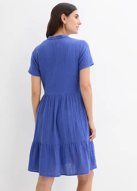 Pruhované šaty z mušelínu, bonprix