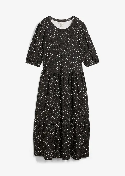 Úpletové šaty z čisté bavlny, bonprix