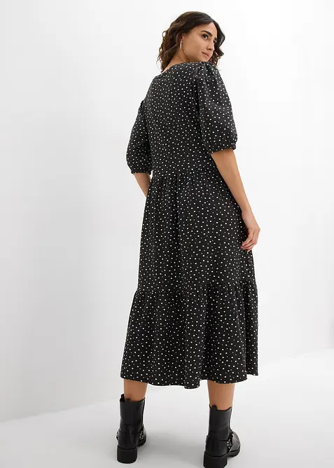 Úpletové šaty z čisté bavlny, bonprix