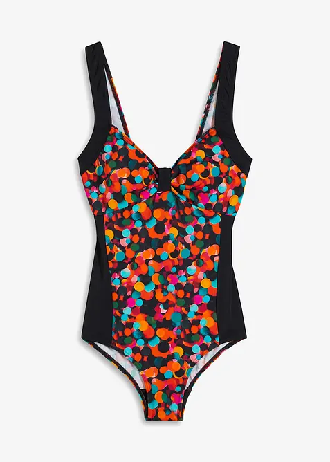 Jednod&iacute;ln&eacute; plavky se vsadkami, bonprix