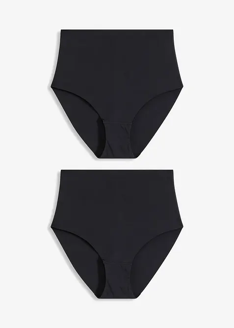Stahovací kalhotky, bezešvé, lehký tvarující efekt (2 ks v balení), bonprix