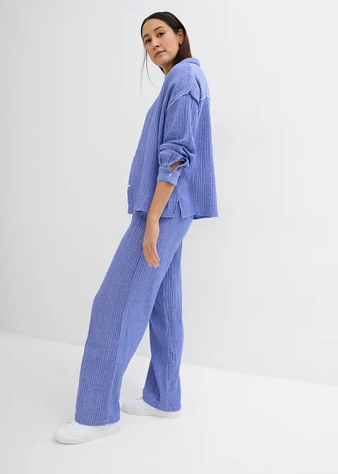 Proužkované kalhoty Palazzo, bonprix