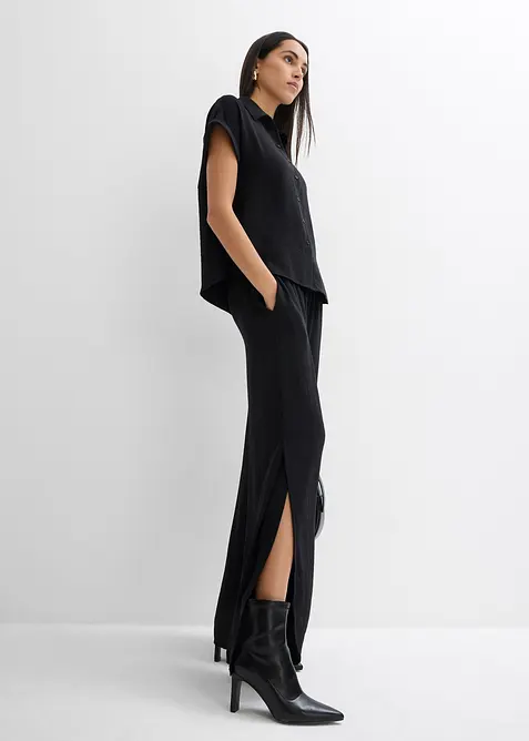 Oversized halenka ze strukturovaného krepu, bonprix