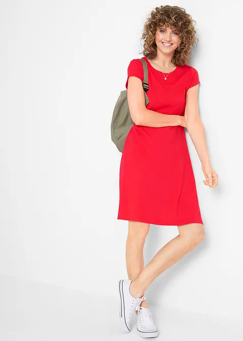 Úpletové šaty z čisté organické bavlny, bonprix