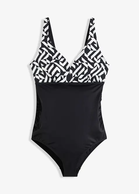 Těhotensk&eacute; jednod&iacute;ln&eacute; plavky z recyklovan&eacute;ho polyamidu, bonprix