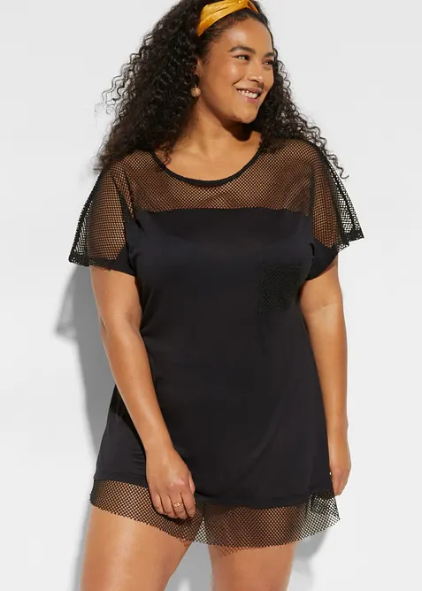 Plážové dlouhé tričko z viskózy, bonprix