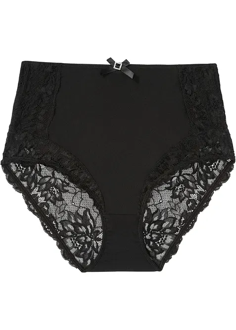 Vysoké kalhotky s jemnou krajkou, bonprix