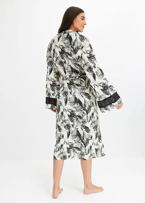 Kimonový župan z měkké viskózové směsi, bonprix