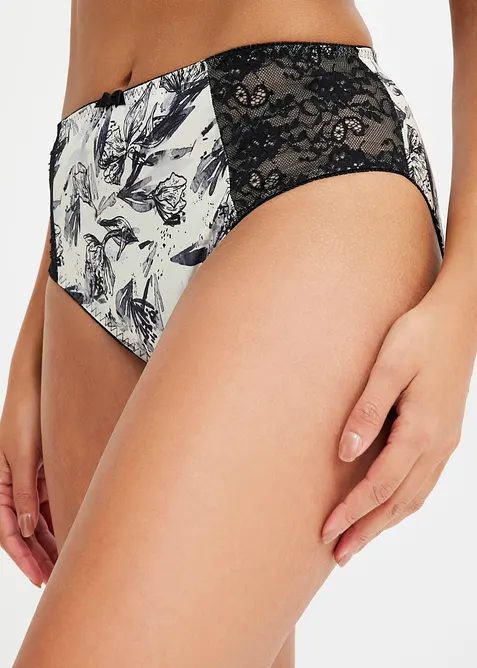 Maxikalhotky s leskl&yacute;m materi&aacute;lem, bonprix