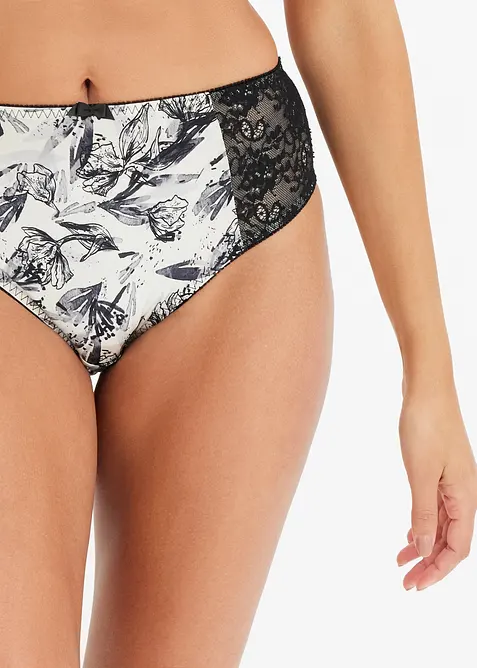 Maxikalhotky s leskl&yacute;m materi&aacute;lem, bonprix