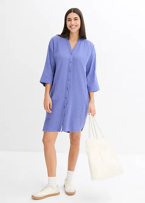 Halenkové šaty z mušelínu, bonprix