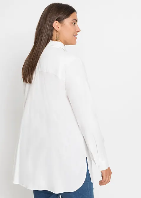 Košilová halenka z jemné viskózy, bonprix