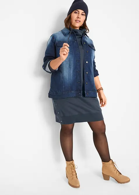 Mikinové šaty z čisté bavlny, bonprix