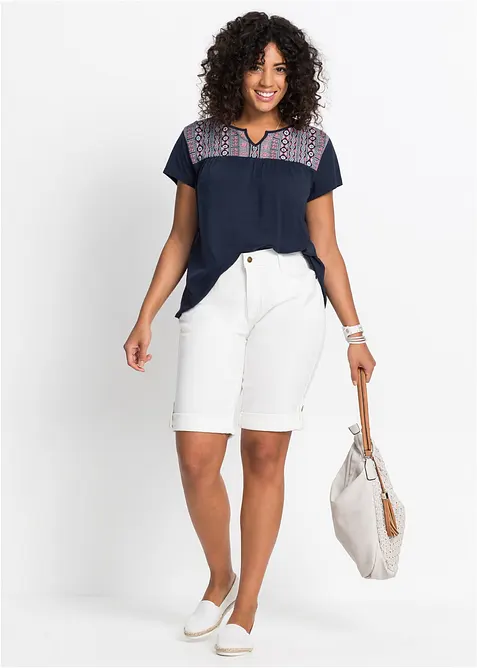 Bavlněn&eacute; tričko s potiskem, kr&aacute;tk&yacute; ruk&aacute;v, bonprix