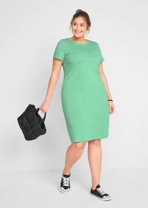 Žerzejové šaty z čisté bavlny (2 ks v balení), bonprix