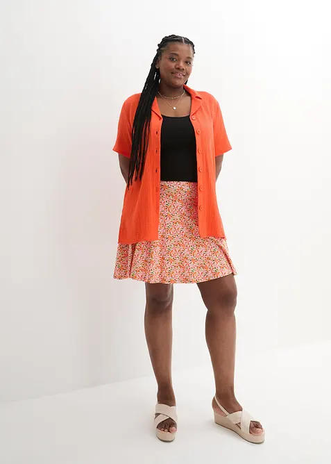 Kalhotov&aacute; sukně z měkk&eacute; visk&oacute;zy, bonprix