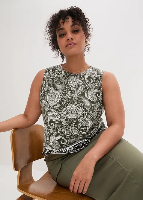 Top s kašmírovým vzorem, bonprix