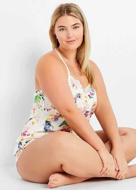 Krátké pyžamo se špagetovými ramínky, bonprix