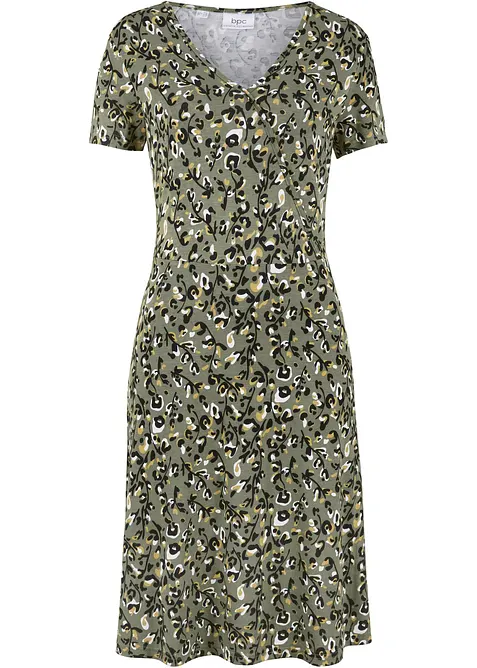 Úpletové šaty ze splývavé viskózové směsi, bonprix