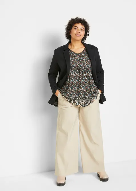 Tričkov&aacute; tunika z udržiteln&eacute; visk&oacute;zy, bonprix