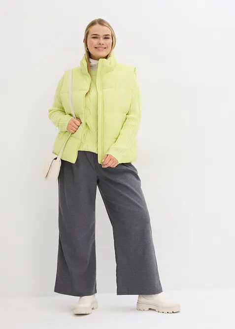 Oversize svetr s copánkovým vzorem, bonprix