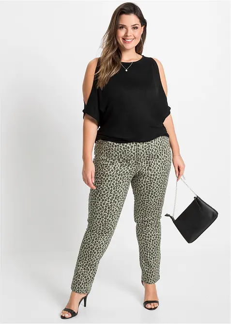 Triko s odhalen&yacute;mi rameny, bonprix