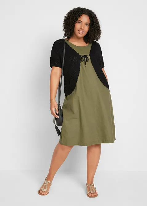 Krátké háčkované bolerko, bonprix