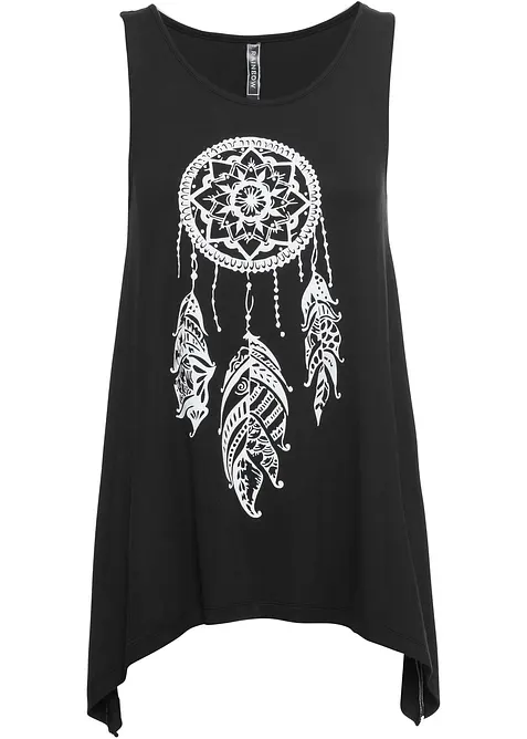 Dlouhý top z měkké viskózy, bonprix