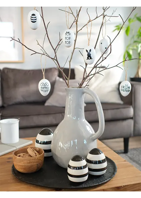 Dekorativn&iacute; předmět velikonočn&iacute; vaj&iacute;čka (3d&iacute;ln&aacute; souprava), bonprix