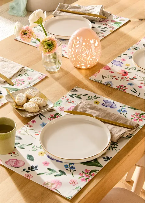 Dekorativn&iacute; předmět vaj&iacute;čko s vyražen&yacute;m mot&yacute;lkem, bonprix