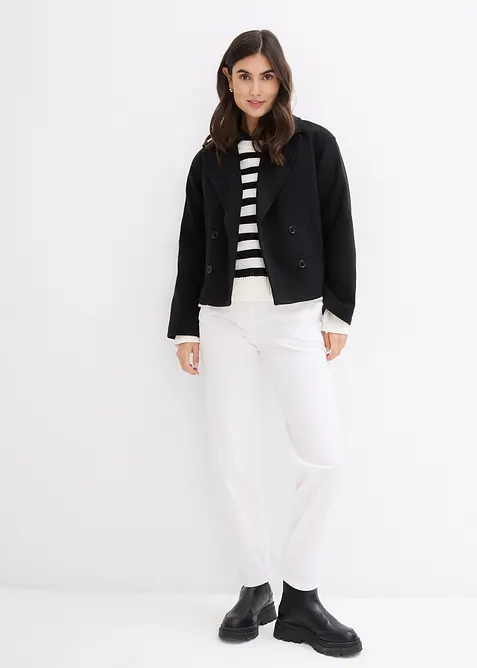 Bavlněná oversize košile s 3/4 rukávem, bonprix