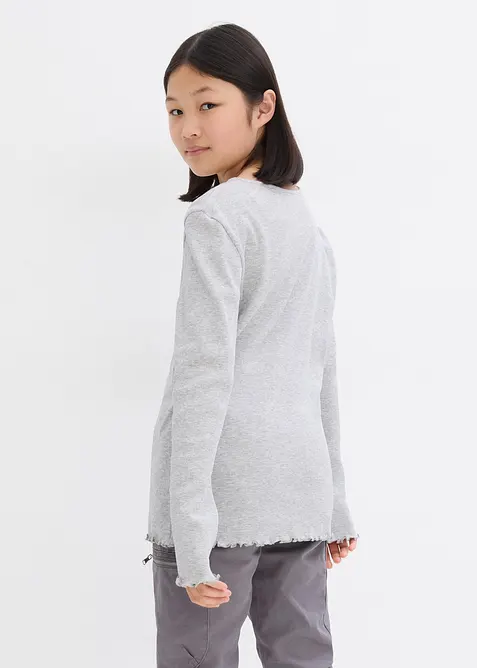 Žebrovan&eacute; tričko s organickou bavlnou (2 ks v balen&iacute;), bonprix