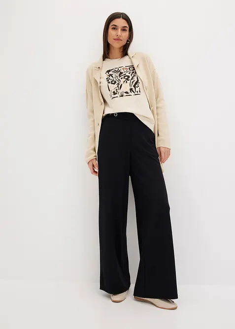 Tričko s dlouh&yacute;m ruk&aacute;vem, s organickou bavlnou, bonprix