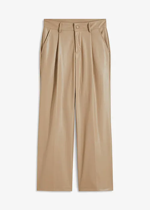 Kalhoty z umělé kůže, bonprix