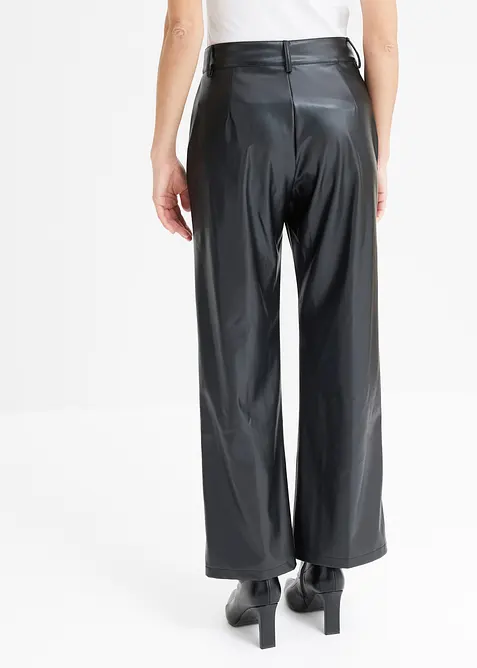 Kalhoty z uměl&eacute; kůže, bonprix