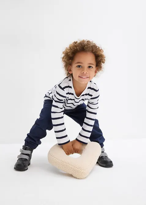 Tričko s dlouh&yacute;m ruk&aacute;vem, z čist&eacute; organick&eacute; bavlny (2 ks v balen&iacute;), bonprix