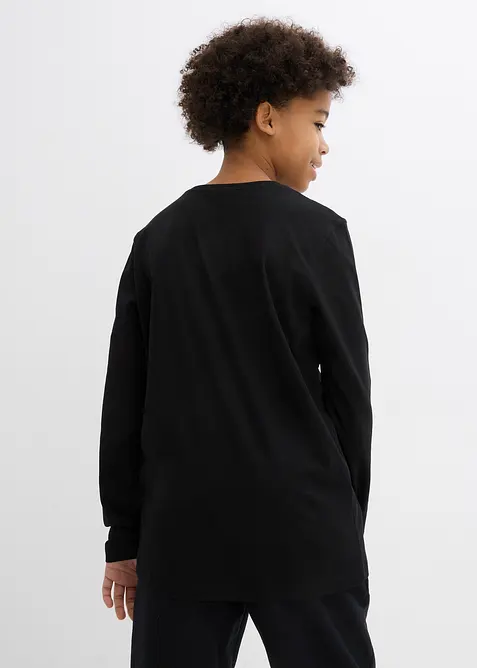 Tričko s dlouh&yacute;m ruk&aacute;vem, z čist&eacute; organick&eacute; bavlny, bonprix