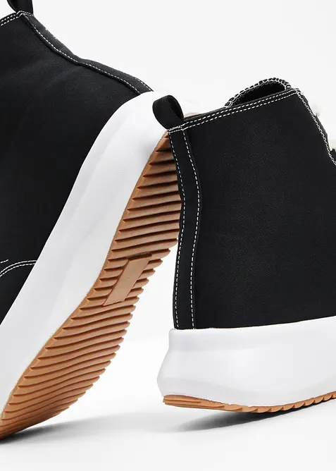 Kotn&iacute;kov&eacute; tenisky na platformě, bonprix