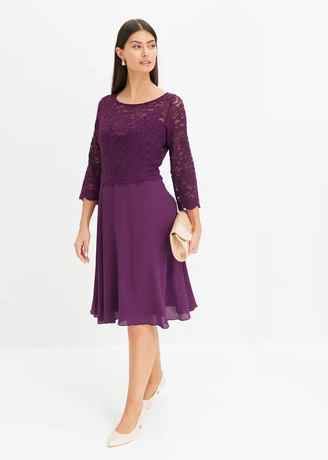 Minišaty s krajkou, bonprix