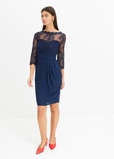 Minišaty s krajkou, bonprix