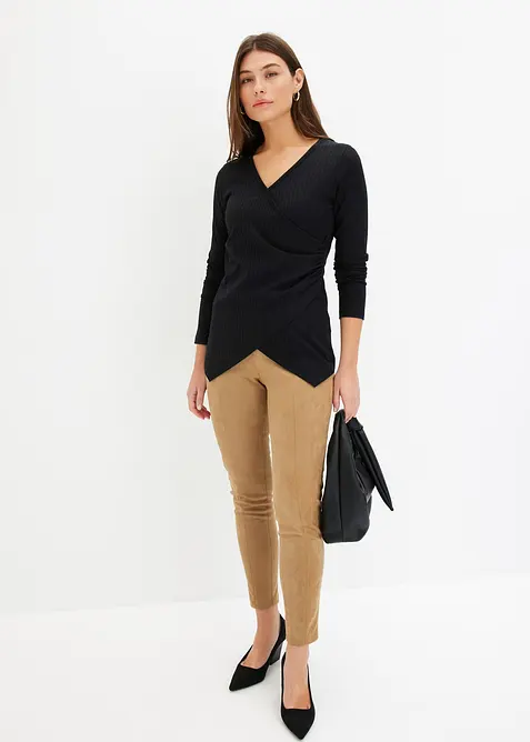 Kalhoty z umělé kůže, bonprix