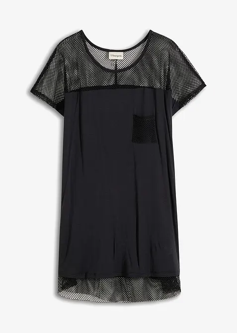 Plážové dlouhé tričko z viskózy, bonprix