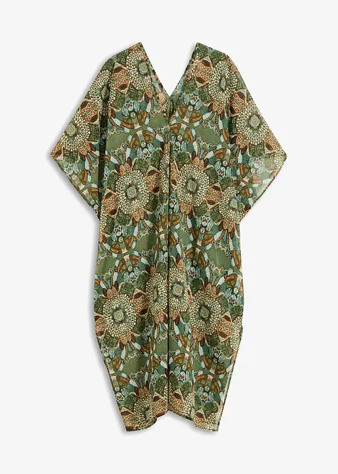 Oversize plážová tunika z lehkého šifonu, bonprix